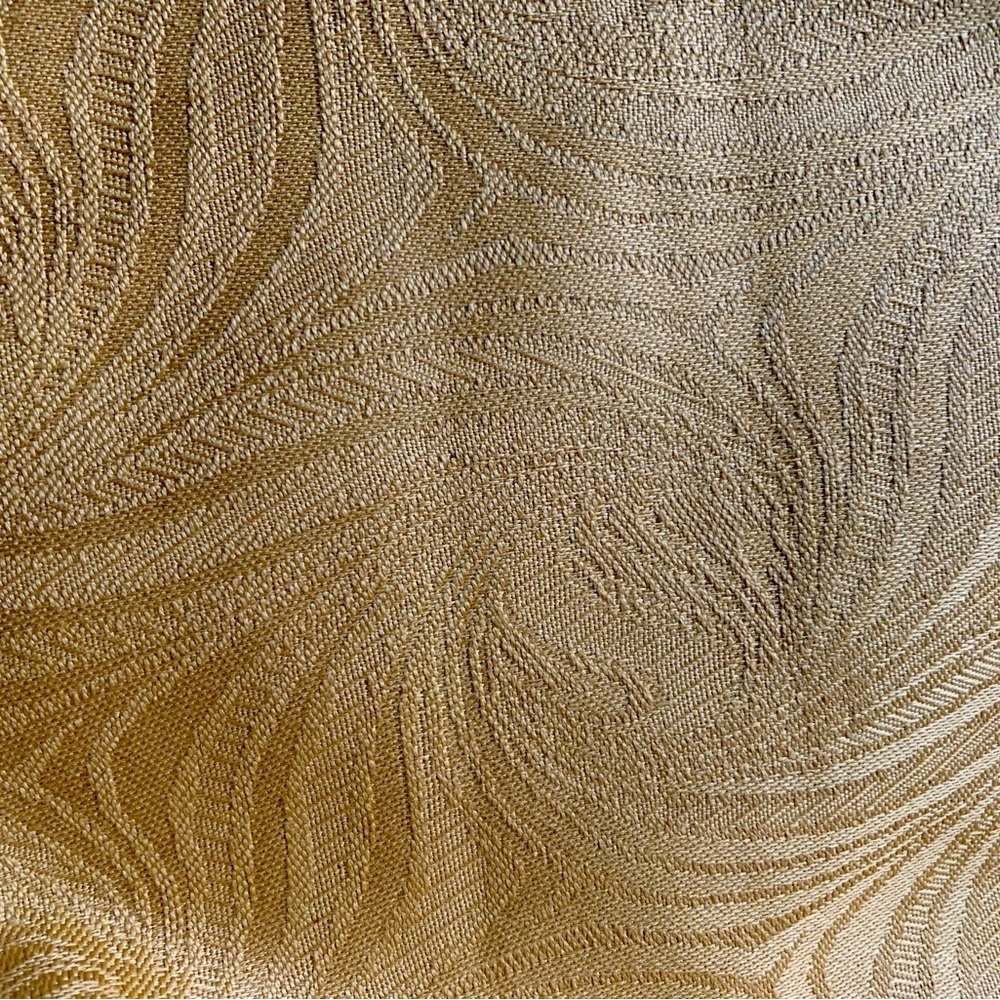 Vintage Kravet jacquard weave moire design cotton fabric 2 yards